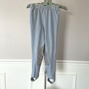 Helmet Helpers Horseback Riding Jodhpurs in Gray - Youth Large